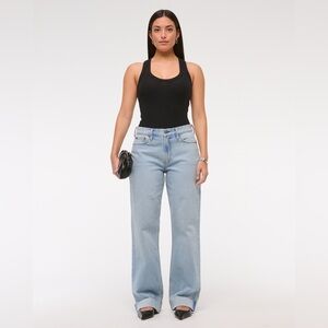 Abercrombie & Fitch Low Rise Baggy Jean with cuff